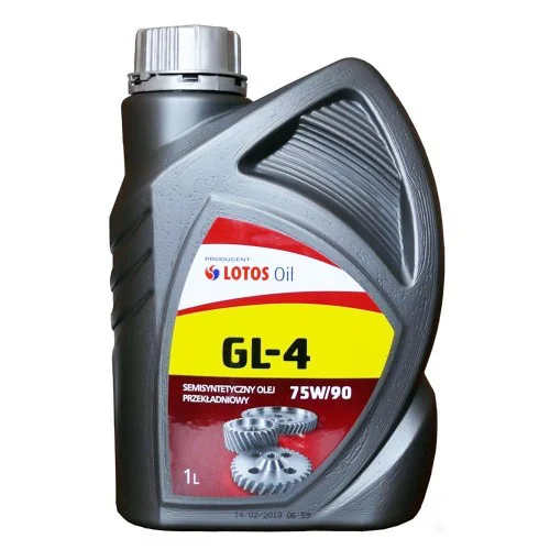 Трансмиссионное масло LOTOS SEMISYNTETIC 75W-90 1л SEMISYNTETIC GEAR OIL GL-4 75W-90 1L