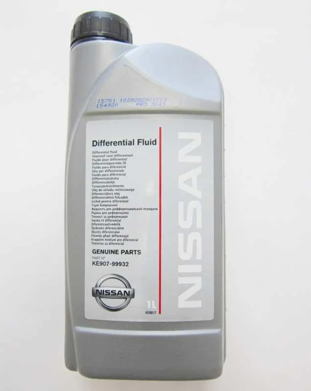 Трансмиссионное масло NISSAN DIFFERENTIAL FLUID GL-5 80W-90 1л KE90799932R