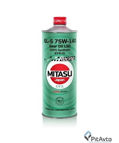 Трансмиссионное масло MITASU RACING GEAR OIL GL-5 LSD 75W-140 1л MJ-414-1