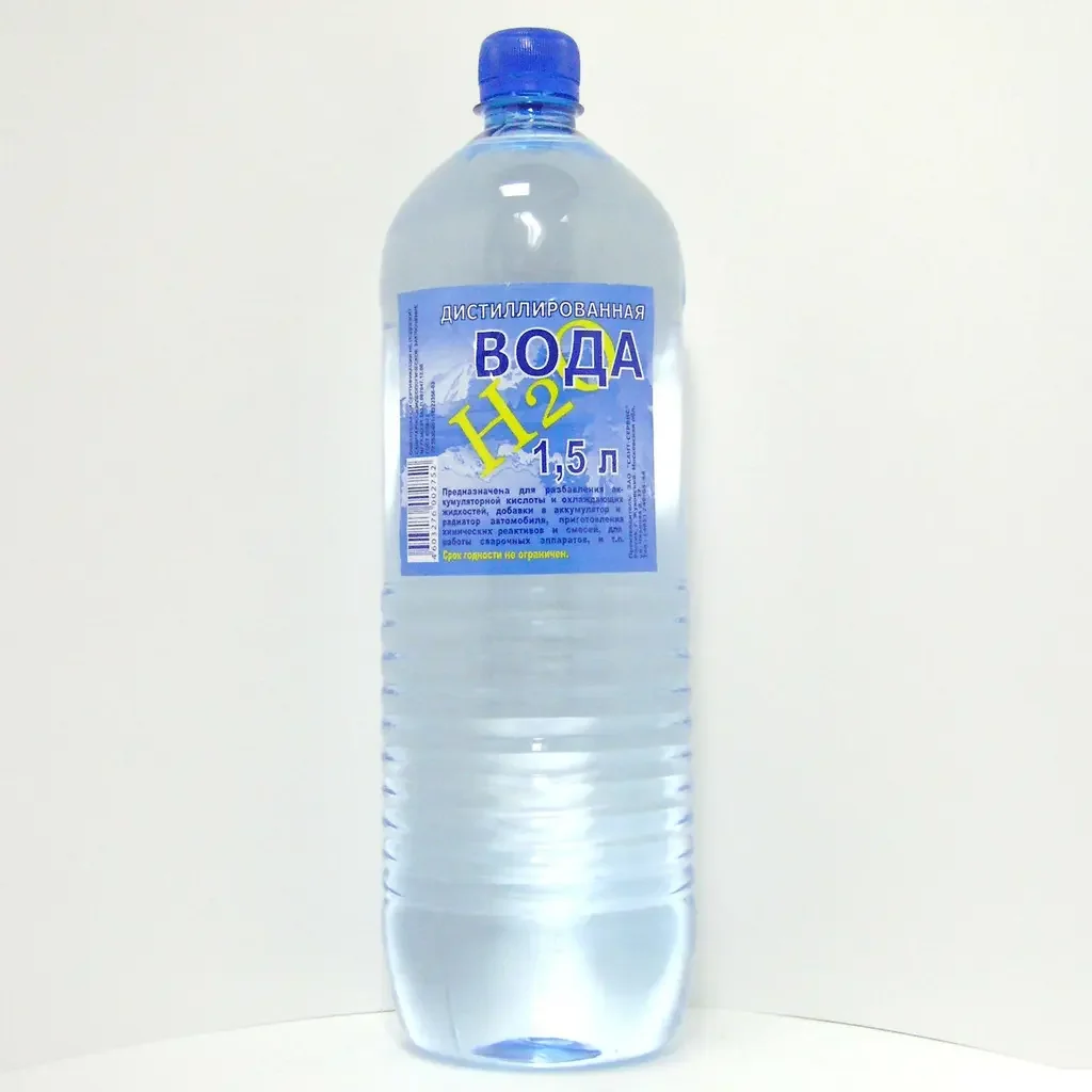Изображение Дистиллированная вода САНТ-СЕРВИС 1.5л ВОДА ДИСТИЛЛИРОВАННАЯ/1.5 Дистиллированная вода САНТ-СЕРВИС 1.5л ВОДА ДИСТИЛЛИРОВАННАЯ/1.5