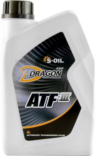 Трансмиссионное масло S-OIL DRAGON ATF III л DATFIII4