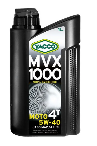 Масло моторное YACCO 5W-40 1л YACCO 5W40 MVX 1000 4T/1