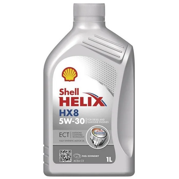 Масло моторное SHELL HELIX HX8 ECT 5W-30 1л SHELL 5W30 HELIX HX8 ECT/1