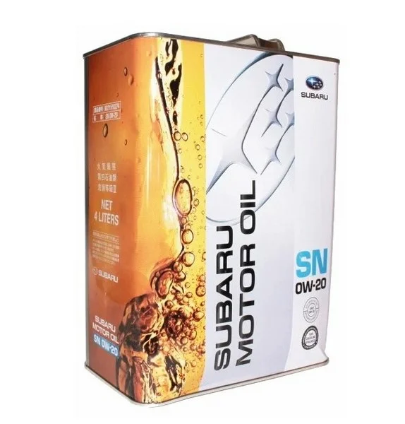 Масло моторное SUBARU 0W-20 4л FIG61996T4L