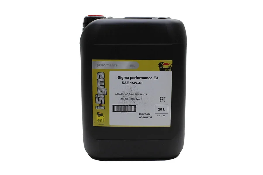 Масло моторное ENI I-SIGMA PERFORMANCE 5W-40 20л ENI 15W40 I-SIGMA PERFORMANCE E3/20