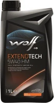 Масло моторное WOLF EXTENDTECH HM 5W-40 1л 28116/1