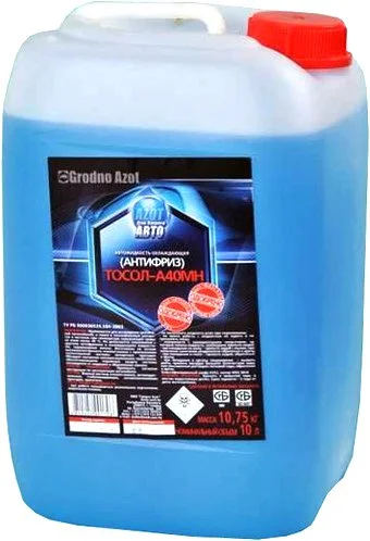 Тосол Тосол-А40МН 10 л ГРОДНО АЗОТ ТОСОЛ-А40МН/10