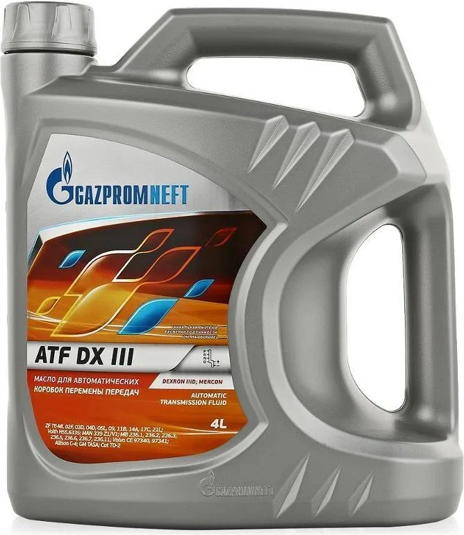 Изображение Трансмиссионное масло GAZPROMNEFT ATF DX III 4л 253651855 Трансмиссионное масло GAZPROMNEFT ATF DX III 4л 253651855
