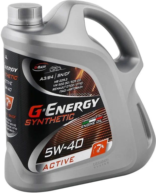 Масло моторное GENERGY SYNTHETIC ACTIVE 5W-40 5л 253142411