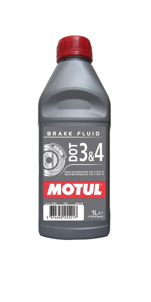 Изображение Жидкость тормозная MOTUL DOT 3&4 1л 105835 Жидкость тормозная MOTUL DOT 3&4 1л 105835