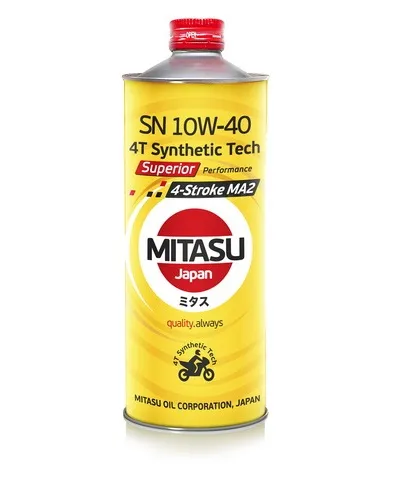 Масло моторное MITASU SUPERIOR 4-STROKE 10W-40 1л MJ-952-1