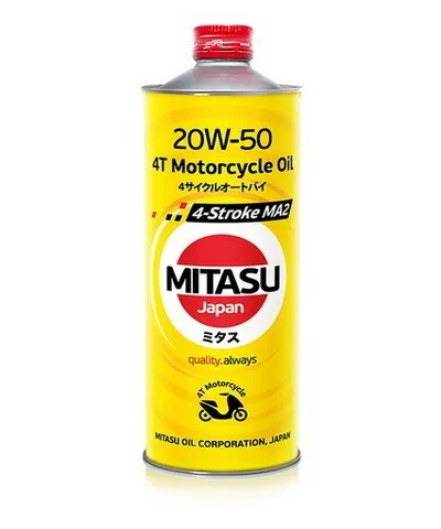 Масло моторное MITASU 4-STROKE MA2 20W-50 1л MJ-945-1