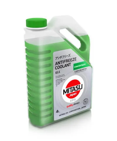 Антифриз/Охлаждающая жидкость MITASU GREEN ANTIFREEZE/COOLANT CONCENTRATE 4 л. MITASU MJ-612-4