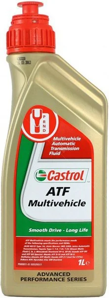 Изображение Трансмиссионное масло CASTROL ATF MULTIVEHICLE 1л 154F33 Трансмиссионное масло CASTROL ATF MULTIVEHICLE 1л 154F33