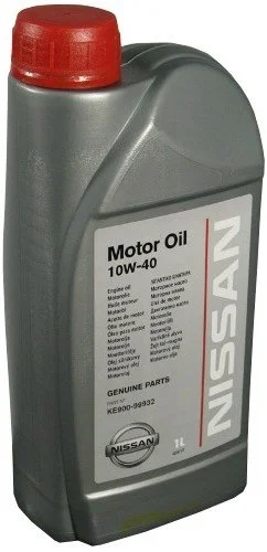 Изображение Масло моторное NISSAN 10W-40 1л KE900-99932 Масло моторное NISSAN 10W-40 1л KE900-99932