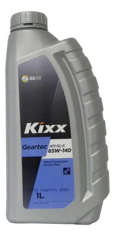 Изображение Трансмиссионное масло KIXX GEARTEC GL-5 85W-140 1л L2984AL1E1 Трансмиссионное масло KIXX GEARTEC GL-5 85W-140 1л L2984AL1E1