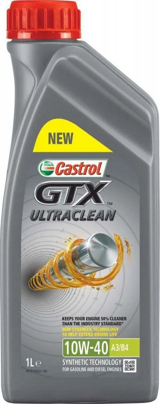 Изображение Масло моторное CASTROL GTX ULTRACLEAN 10W-40 1л 15A4DE Масло моторное CASTROL GTX ULTRACLEAN 10W-40 1л 15A4DE