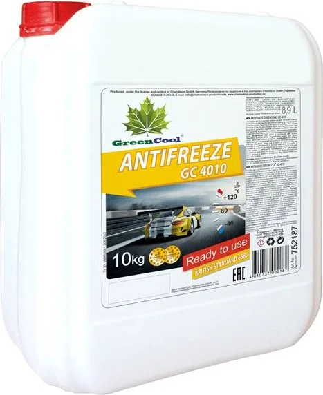 Антифриз желтый GС4010 Е 10 кг GreenCool 752187