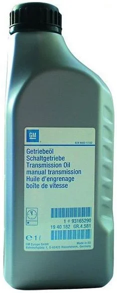 Изображение Трансмиссионное масло GM GL4 75W-85 1л 93165290 Трансмиссионное масло GM GL4 75W-85 1л 93165290