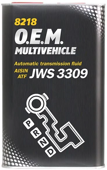 Трансмиссионное масло MANNOL ATF MULTIVEHICLE O.E.M.JWS 3309 1Л METAL л 54890