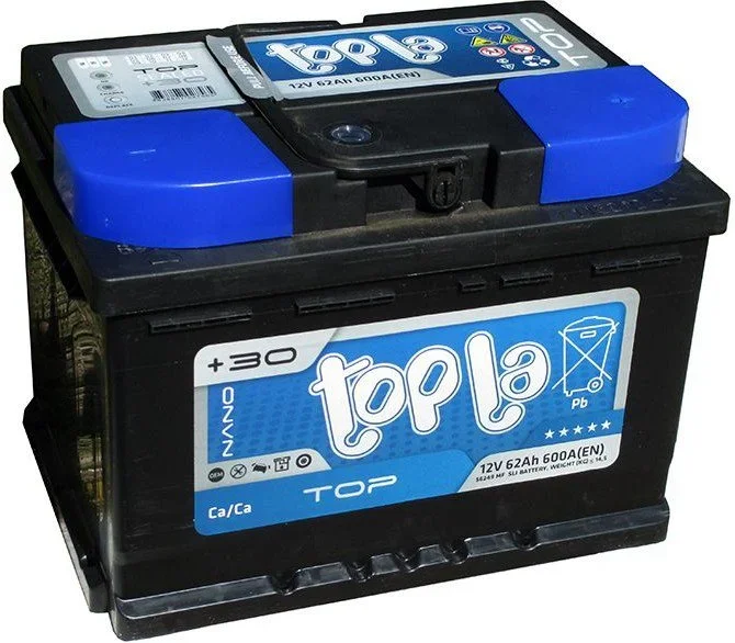 Аккумулятор автомобильный Top 62 А·ч TOPLA 118662
