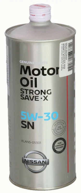 Изображение Масло моторное NISSAN STRONG SAVE X 5W-30 1л KLAN5-05301 Масло моторное NISSAN STRONG SAVE X 5W-30 1л KLAN5-05301