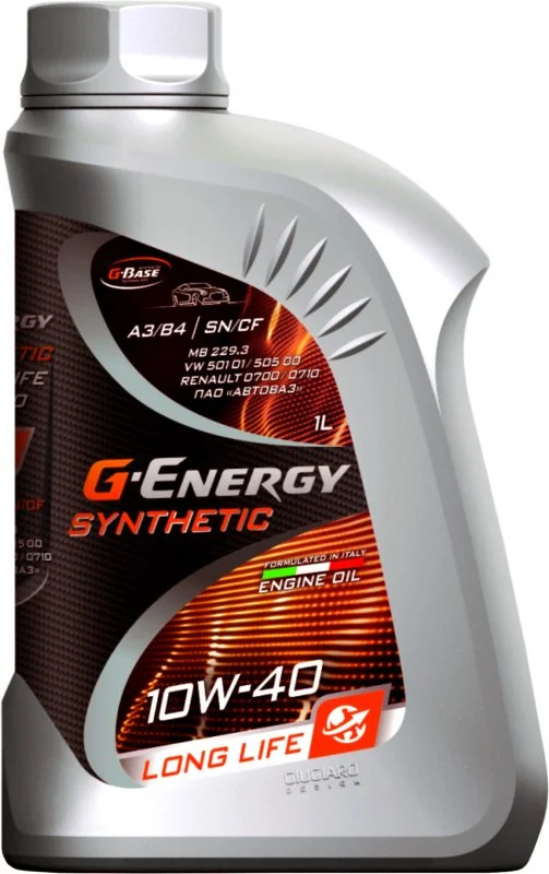 Масло моторное GENERGY SYNTHETIC LONG LIFE 10W-40 1л 253142394