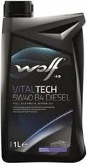 Масло моторное WOLF VITALTECH B4 DIESEL 5W-40 1л 26116/1