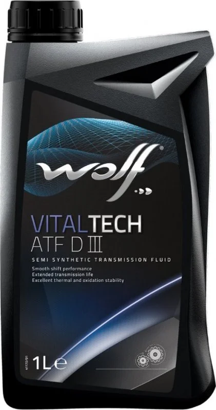 Трансмиссионное масло WOLF VITALTECH ATF DIII 1л 3006/1