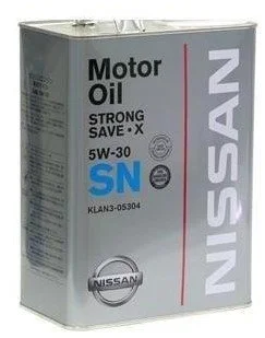 Изображение Масло моторное NISSAN STRONG SAVE X 5W-30 4л KLAN5-05304 Масло моторное NISSAN STRONG SAVE X 5W-30 4л KLAN5-05304