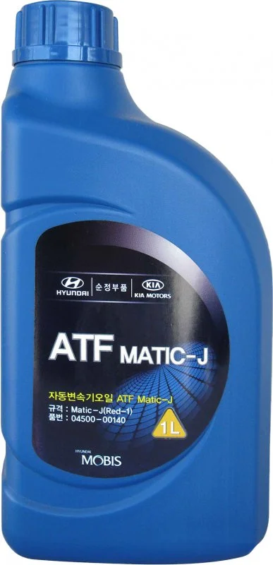 Изображение Трансмиссионное масло HYUNDAI/KIA/MOBIS ATF MATIC-J 1л 04500-00140 Трансмиссионное масло HYUNDAI/KIA/MOBIS ATF MATIC-J 1л 04500-00140