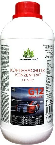 Антифриз G12 красный GС5010 1 л GreenCool 702644