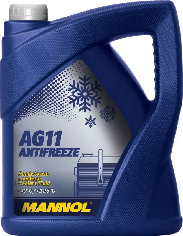 Антифриз G11 синий AG11 Longterm 5 л MANNOL 5629