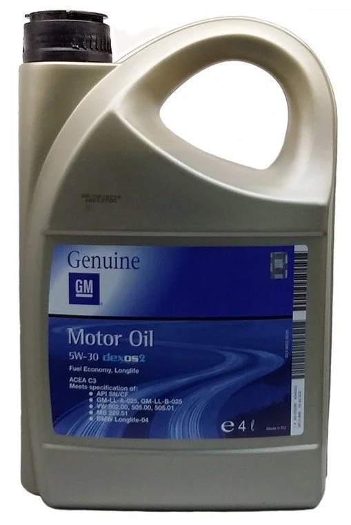 Масло моторное GM DEXOS2 5W-30 4л 93165556