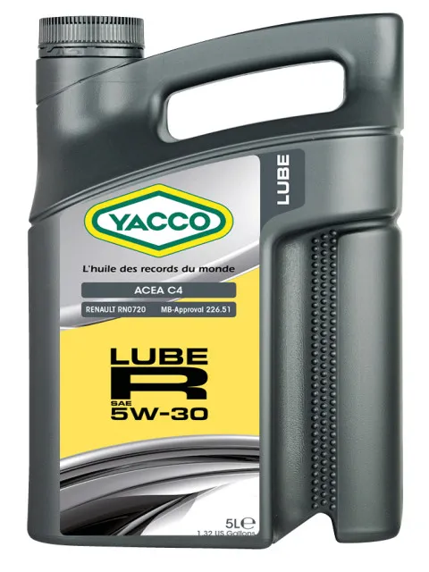 Масло моторное YACCO LUBE R 5W-30 5л YACCO 5W30 LUBE R/5