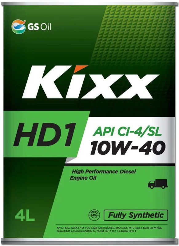 Масло моторное KIXX HD1 10W-40 4л L206144TE1