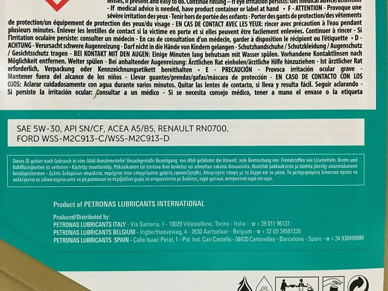 Изображение Масло моторное SYNTIUM 3000 FR 5W-30 5л 70260M12EU Масло моторное SYNTIUM 3000 FR 5W-30 5л 70260M12EU