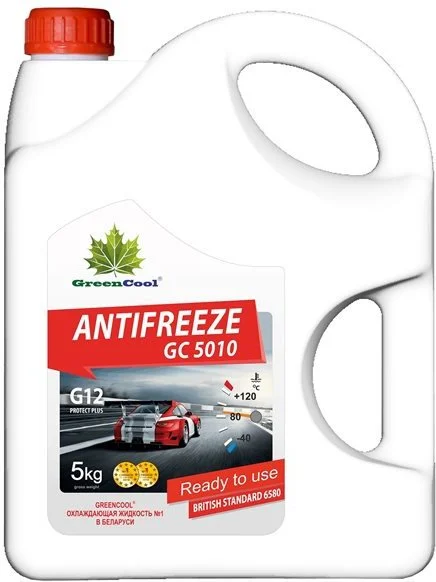 Антифриз G12 красный GС5010 5 кг GreenCool 791685