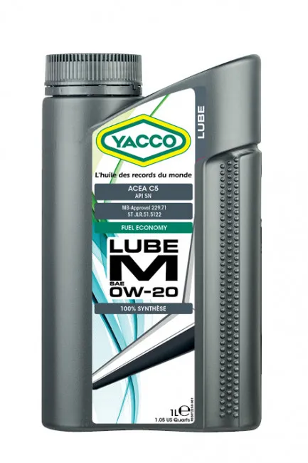 Масло моторное YACCO LUBE M 0W-20 1л YACCO 0W20 LUBE M/1