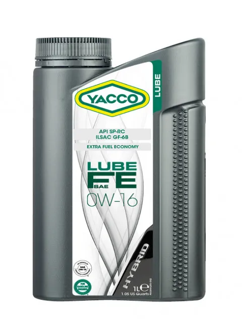 Масло моторное YACCO LUBE FE 0W-16 1л YACCO 0W16 LUBE FE/1