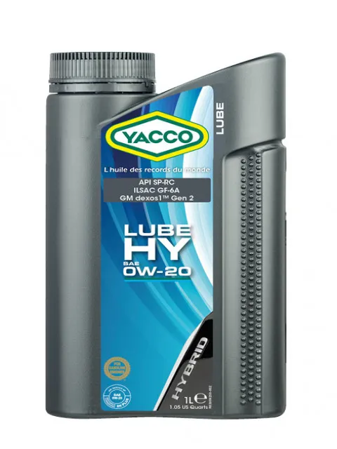 Масло моторное YACCO 0W-20 1л YACCO 0W20 LUBE HY/1