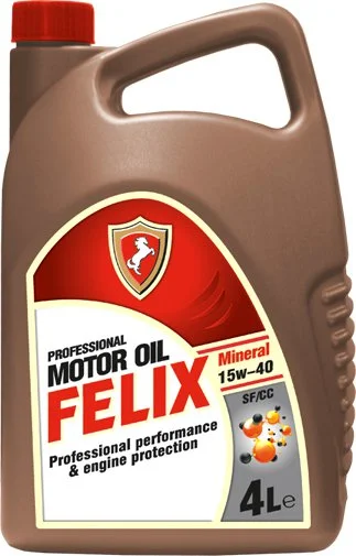 Изображение Масло моторное FELIX 15W-40 4л 430800006 Масло моторное FELIX 15W-40 4л 430800006