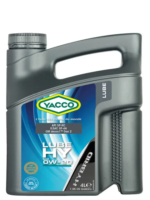 Масло моторное YACCO 0W-20 4л YACCO 0W20 LUBE HY/4