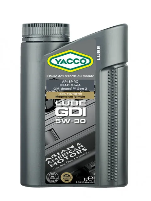 Масло моторное YACCO LUBE GDI 5W-30 1л YACCO 5W30 LUBE GDI/1