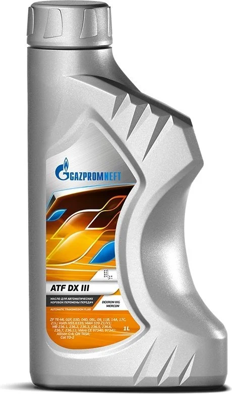 Трансмиссионное масло GAZPROMNEFT ATF DX III 1л 253651854