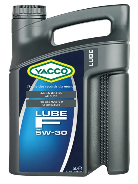 Масло моторное YACCO LUBE F 5W-30 5л YACCO 5W30 LUBE F/5
