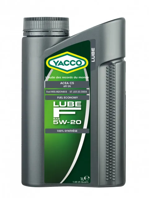 Масло моторное YACCO LUBE F 5W-20 1л YACCO 5W20 LUBE F/1