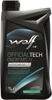 Масло моторное WOLF OFFICIALTECH MS-V 0W-20 1л 65617/1