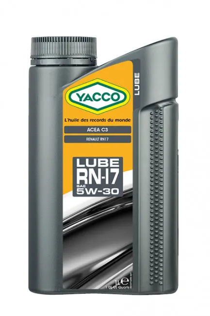 Масло моторное YACCO 5W-30 1л YACCO 5W30 LUBE RN17/1