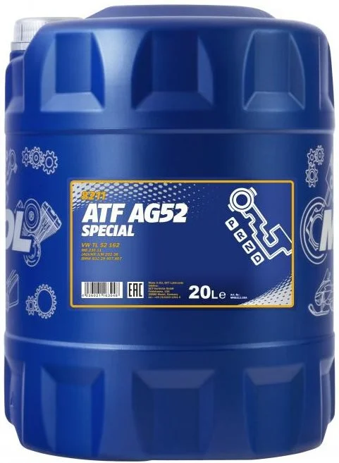 Трансмиссионное масло MANNOL 8211 ATF AG52 20л 98728